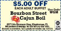 Special Coupon Offer for Bourbon Street Cajun Boil